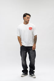T-shirt Heart White