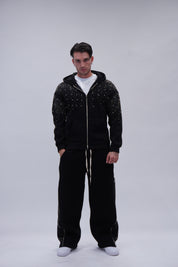 Hoodie Swarovsky Zip
