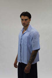 Camicia Boxy Hydo Sky