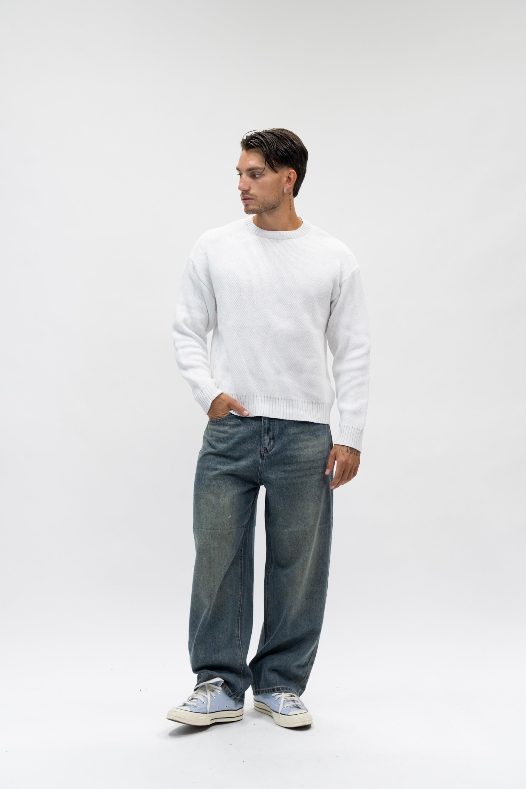 Maglione Cott White