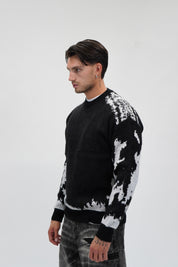 Maglione Zebra Black