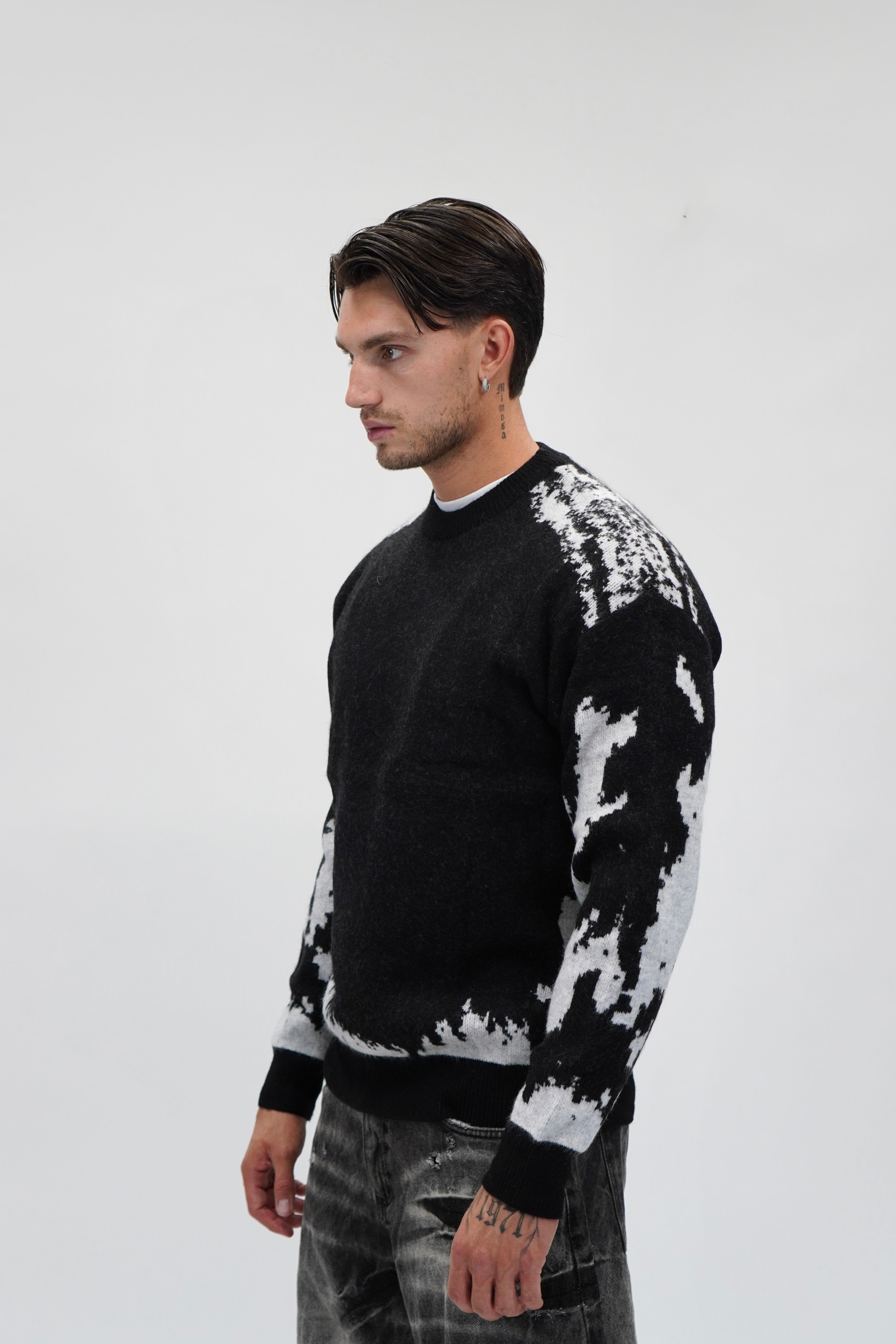 Maglione Zebra Black
