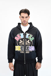 Hoodie Bunker Dreams Black