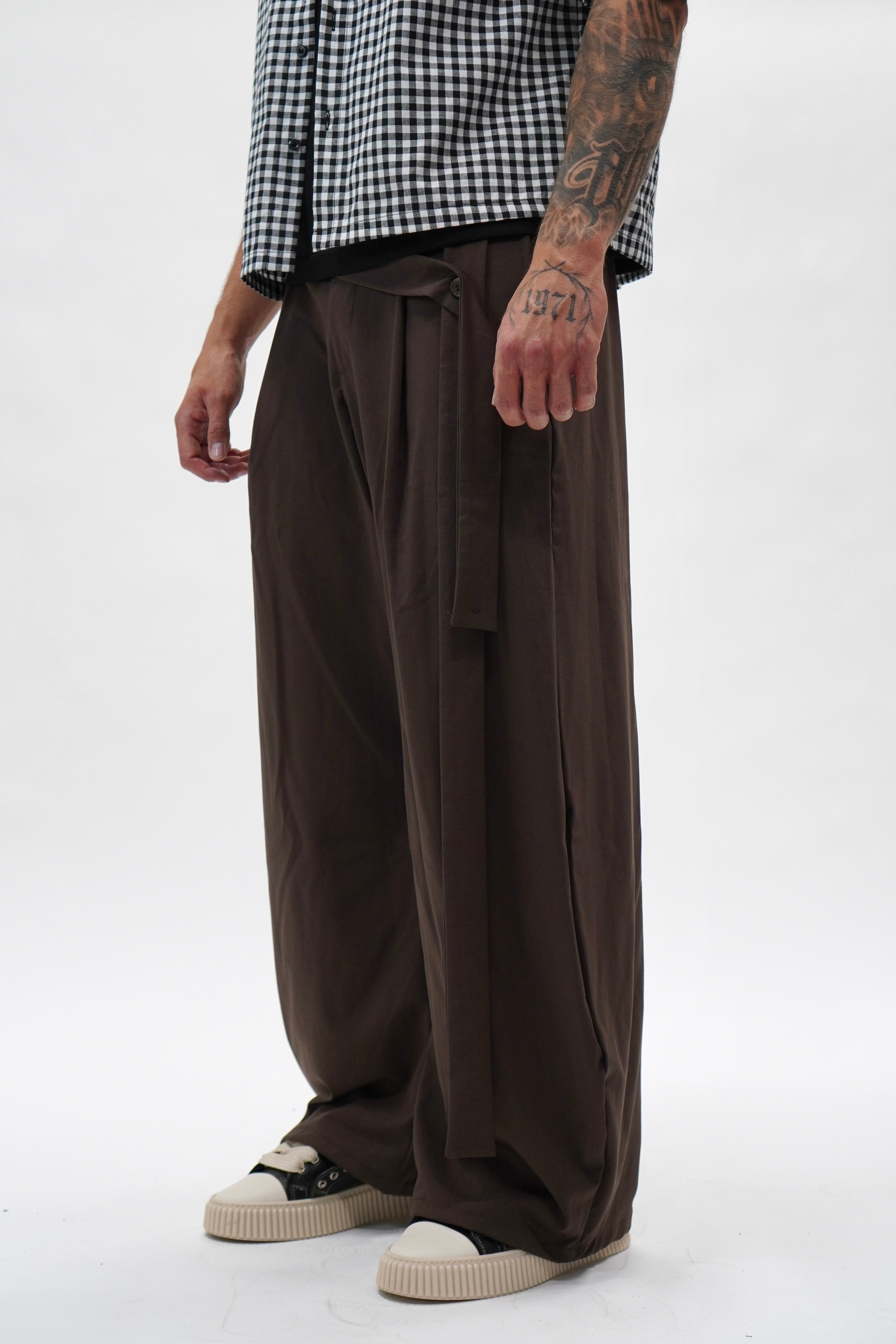 Pantalone Belt Moka