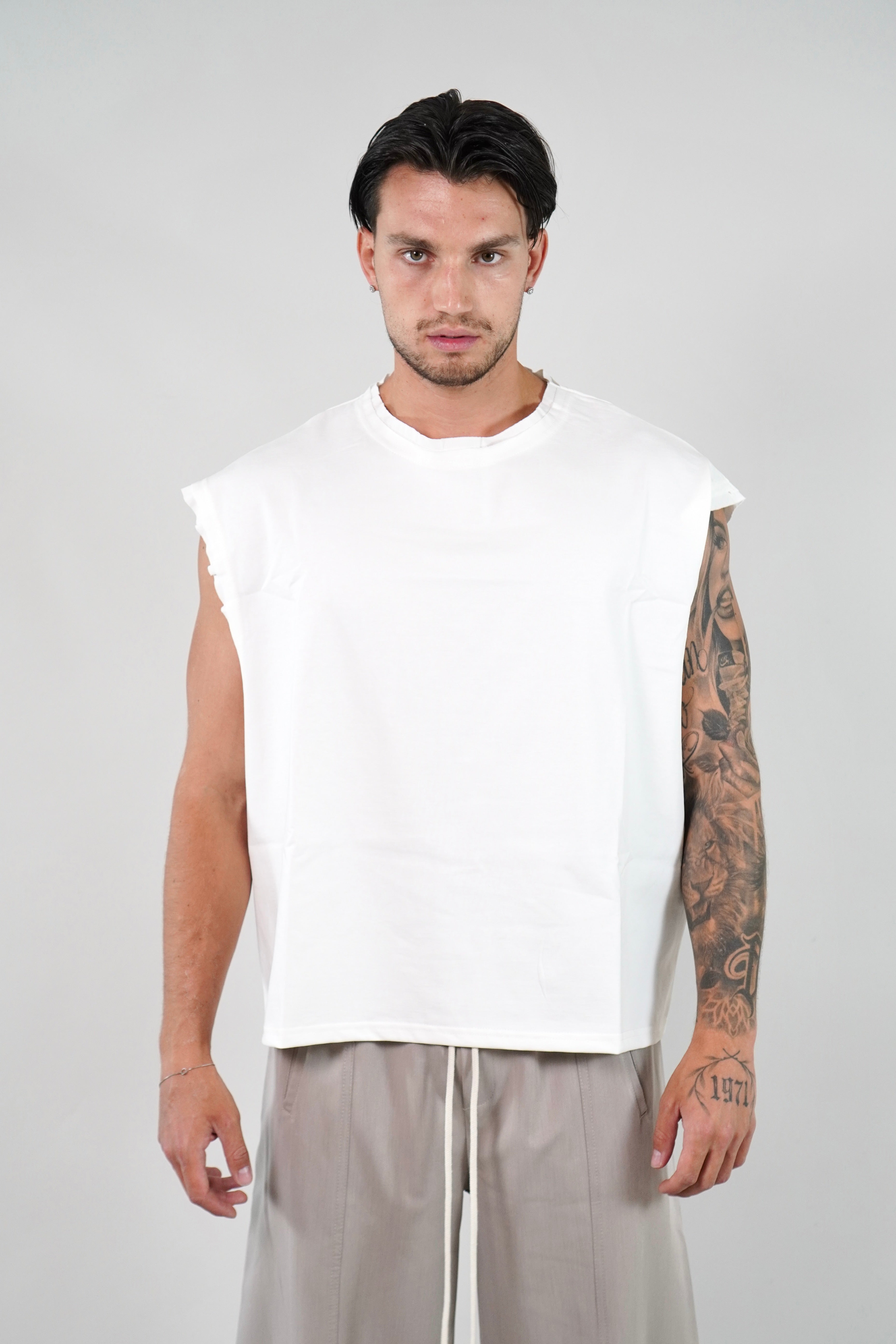 Canotta Over Crop White