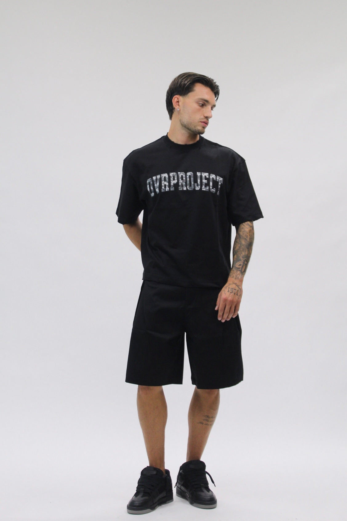 T-shirt OVRPROJECT Black camo