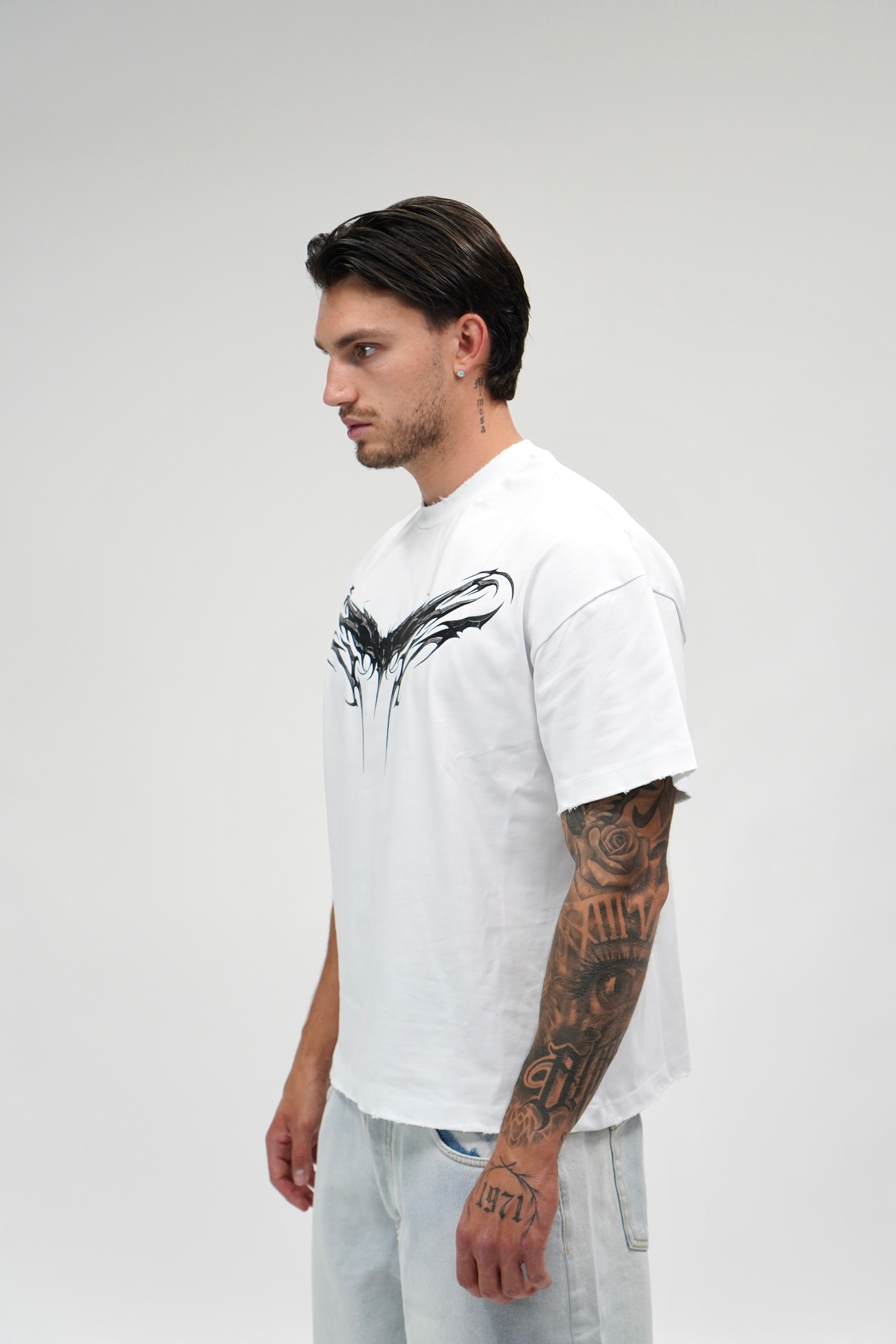 T-shirt Chrome White