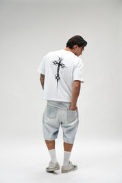 T-shirt Chrome White