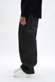 Jeans Baggy Selvedge Black