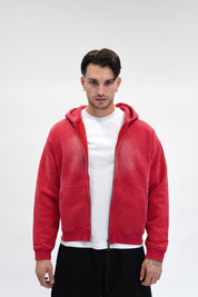 Hoodie Faded Red