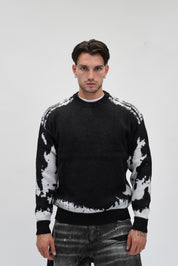 Maglione Zebra Black