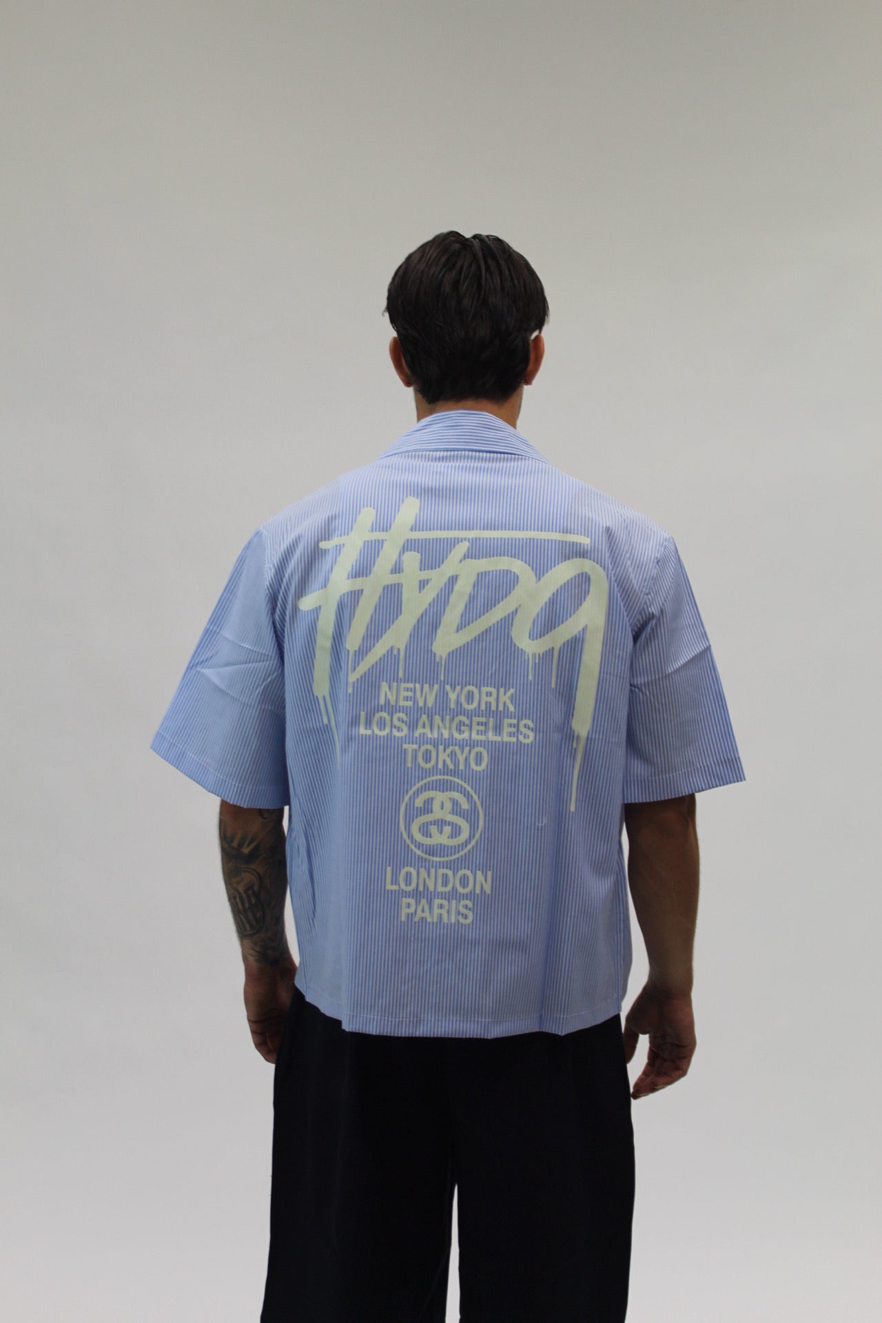 Camicia Boxy Hydo Sky