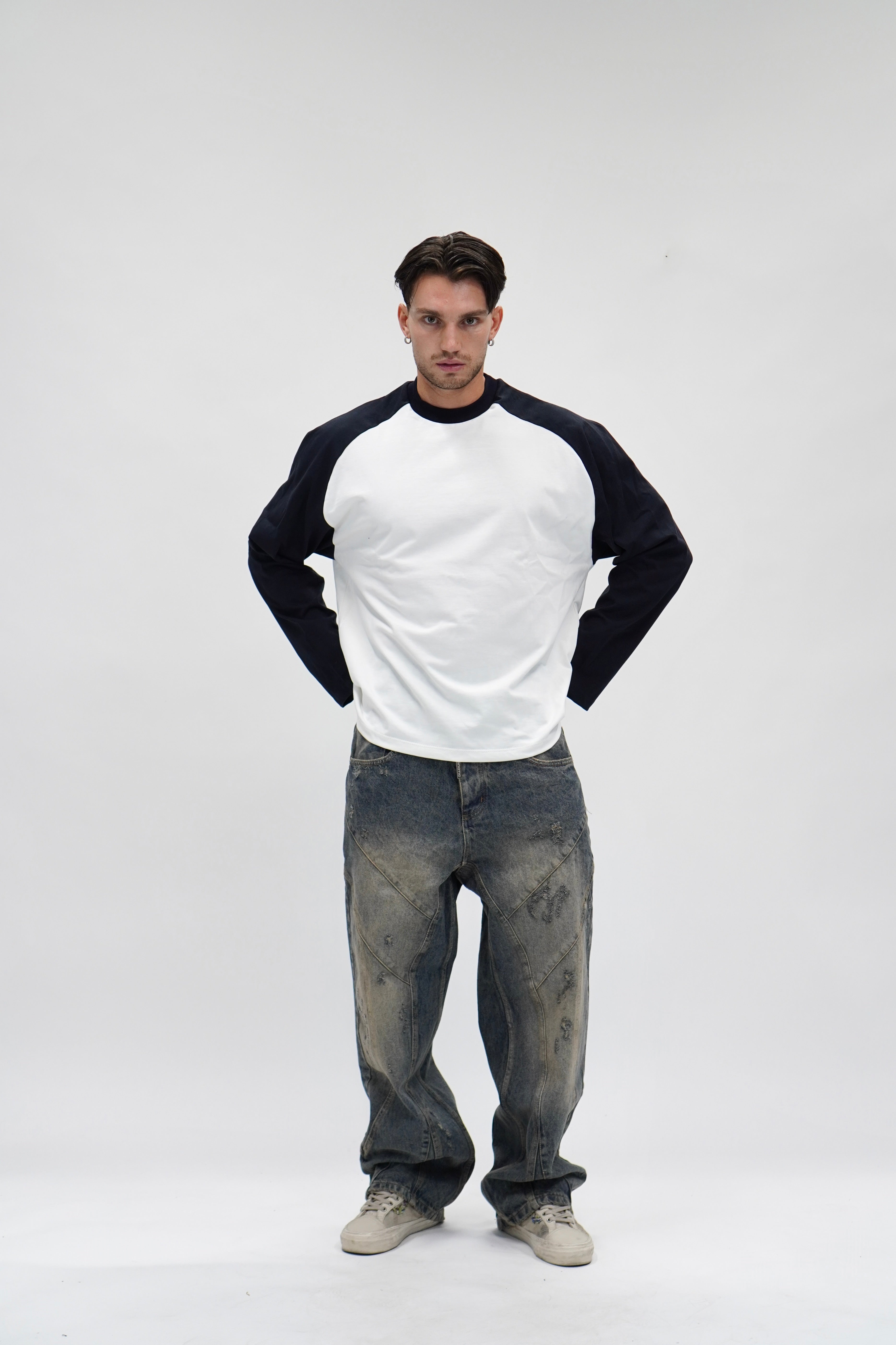 Longsleeve Raglan Blue