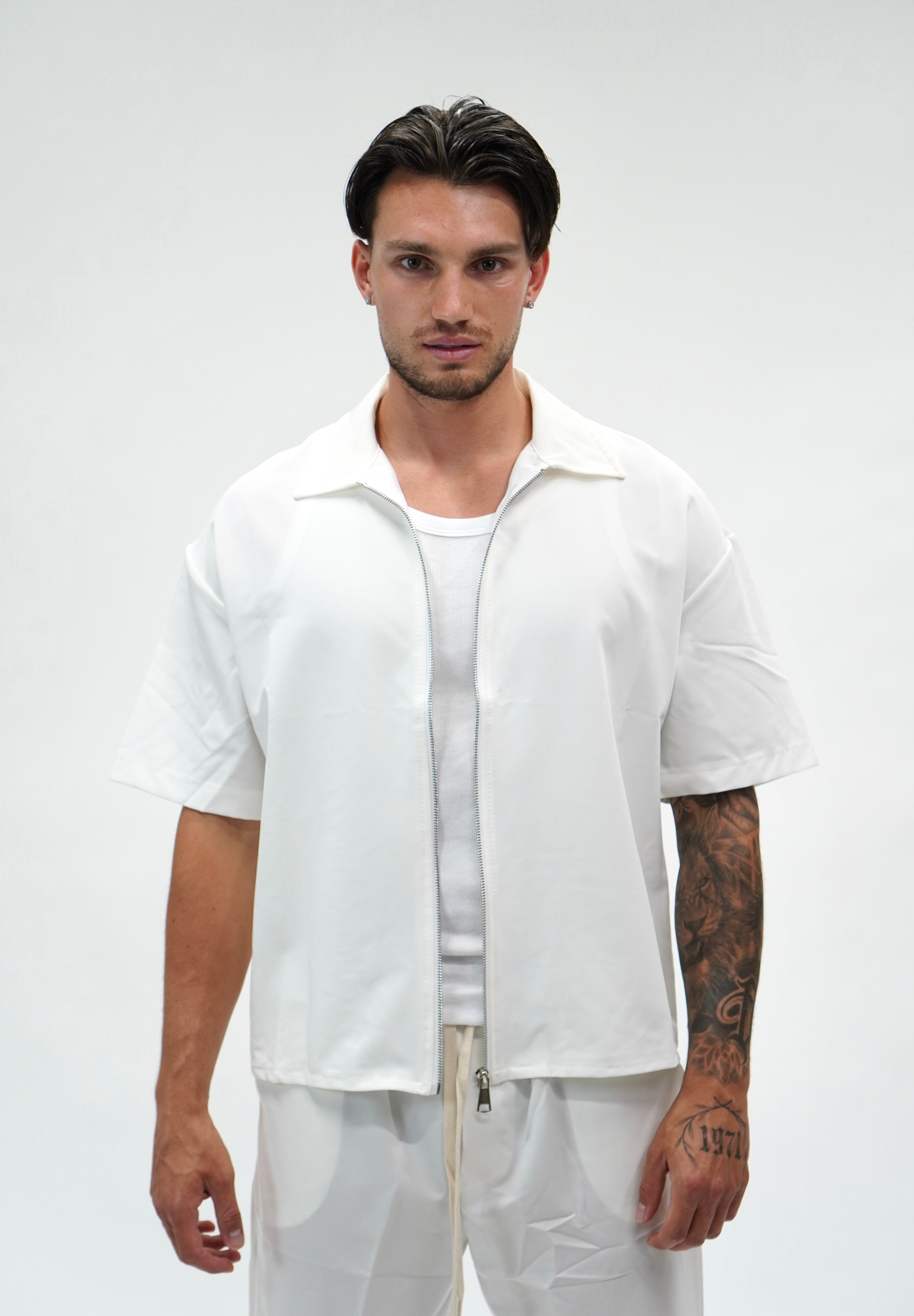 Coordinato Zipped White
