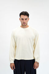 Longsleeve Waffle Raglan Cream