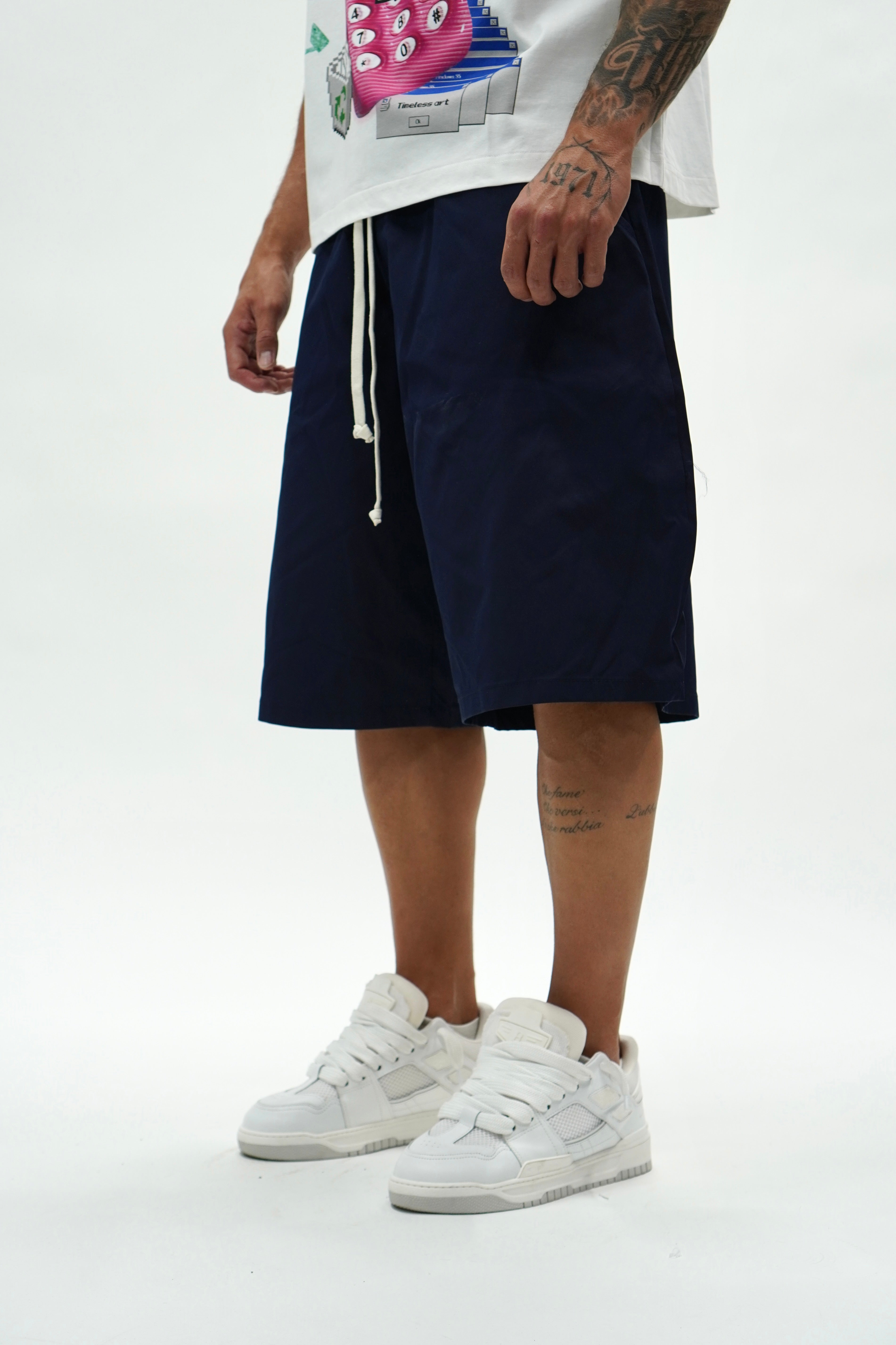 Bermuda Baloon Blu Navy