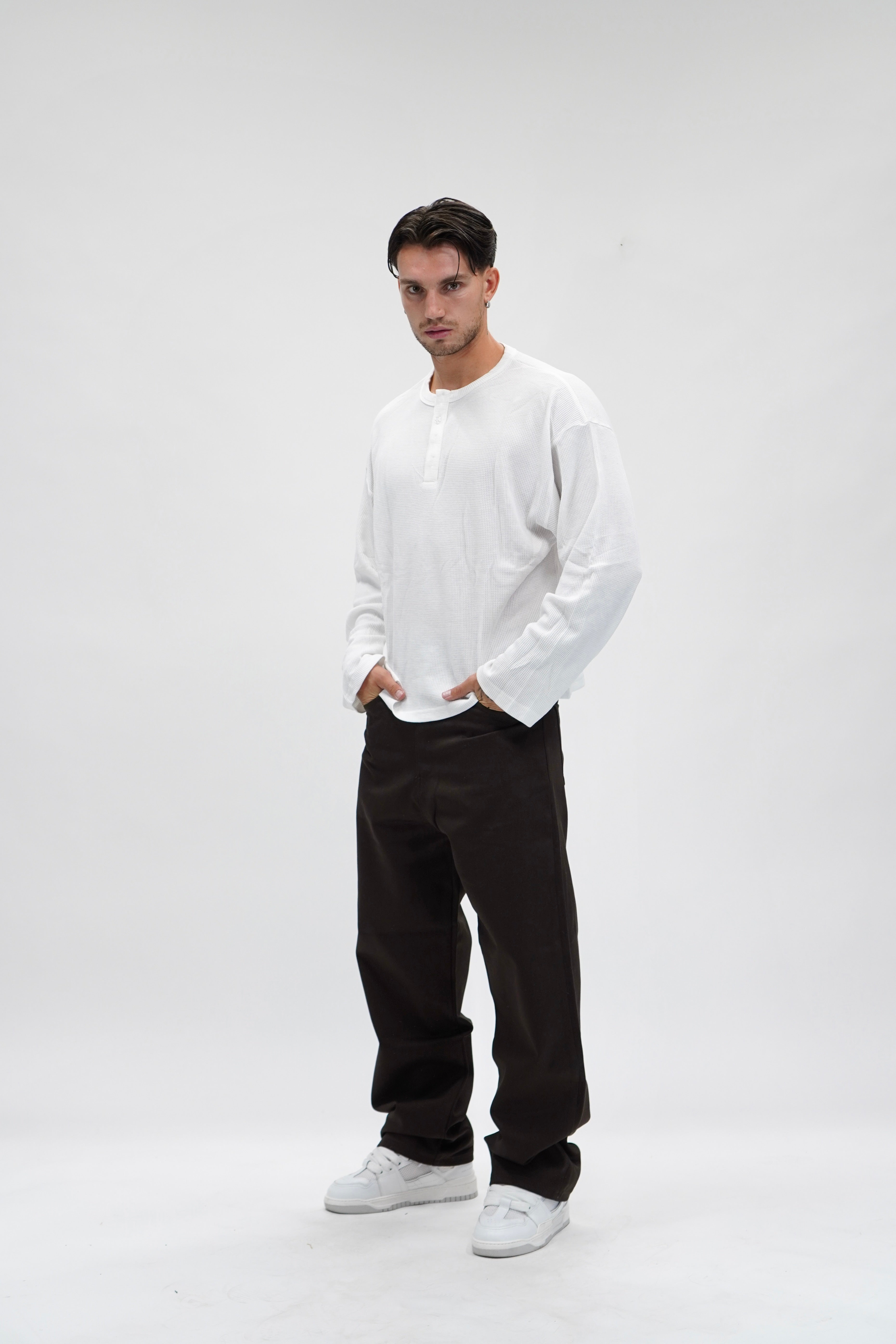 Longsleeve Thermal Serafino White