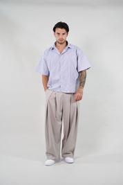 Camicia Crop Sartoriale