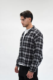 Camicia Checked Flanella Black