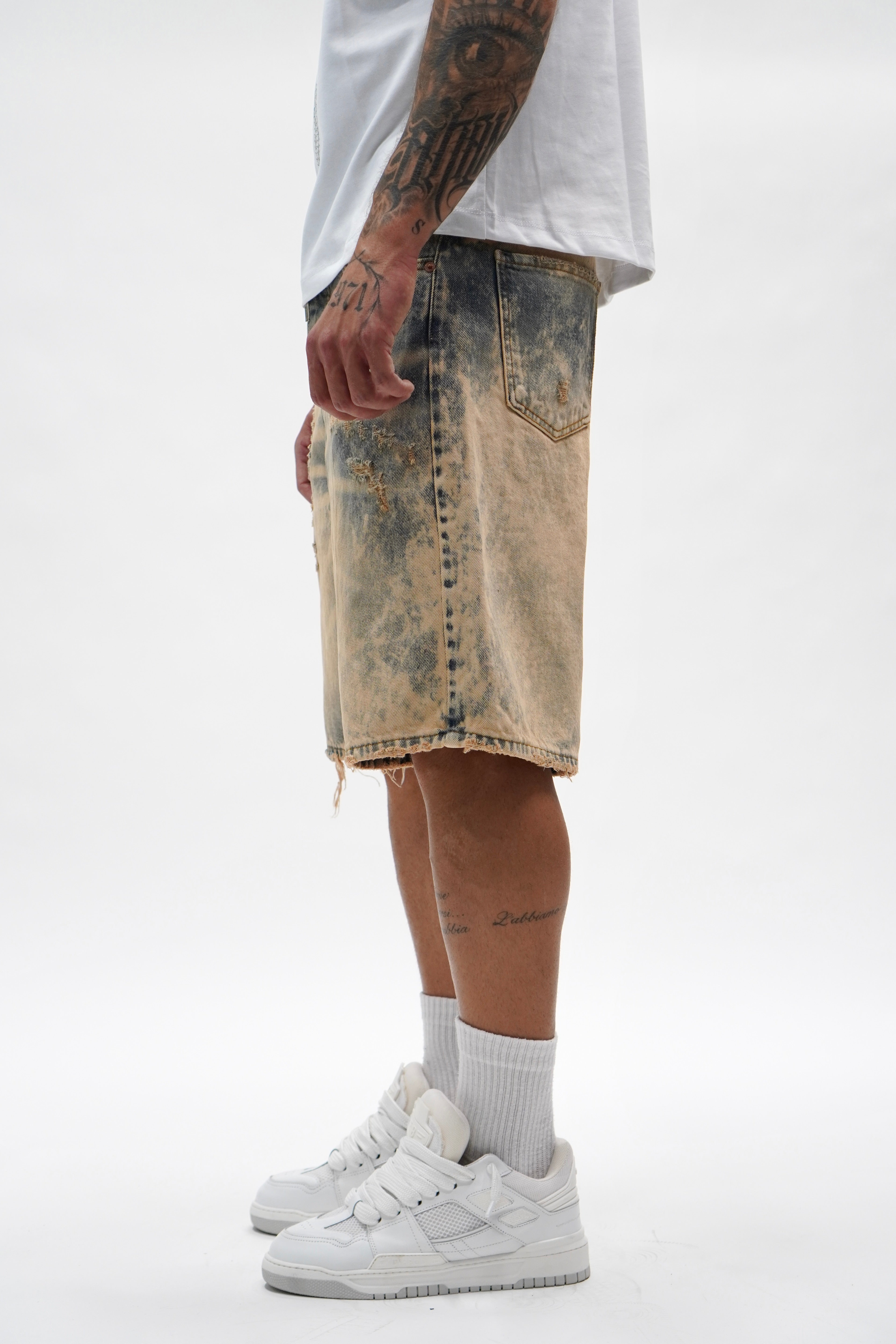 Short Stark Sabbiato