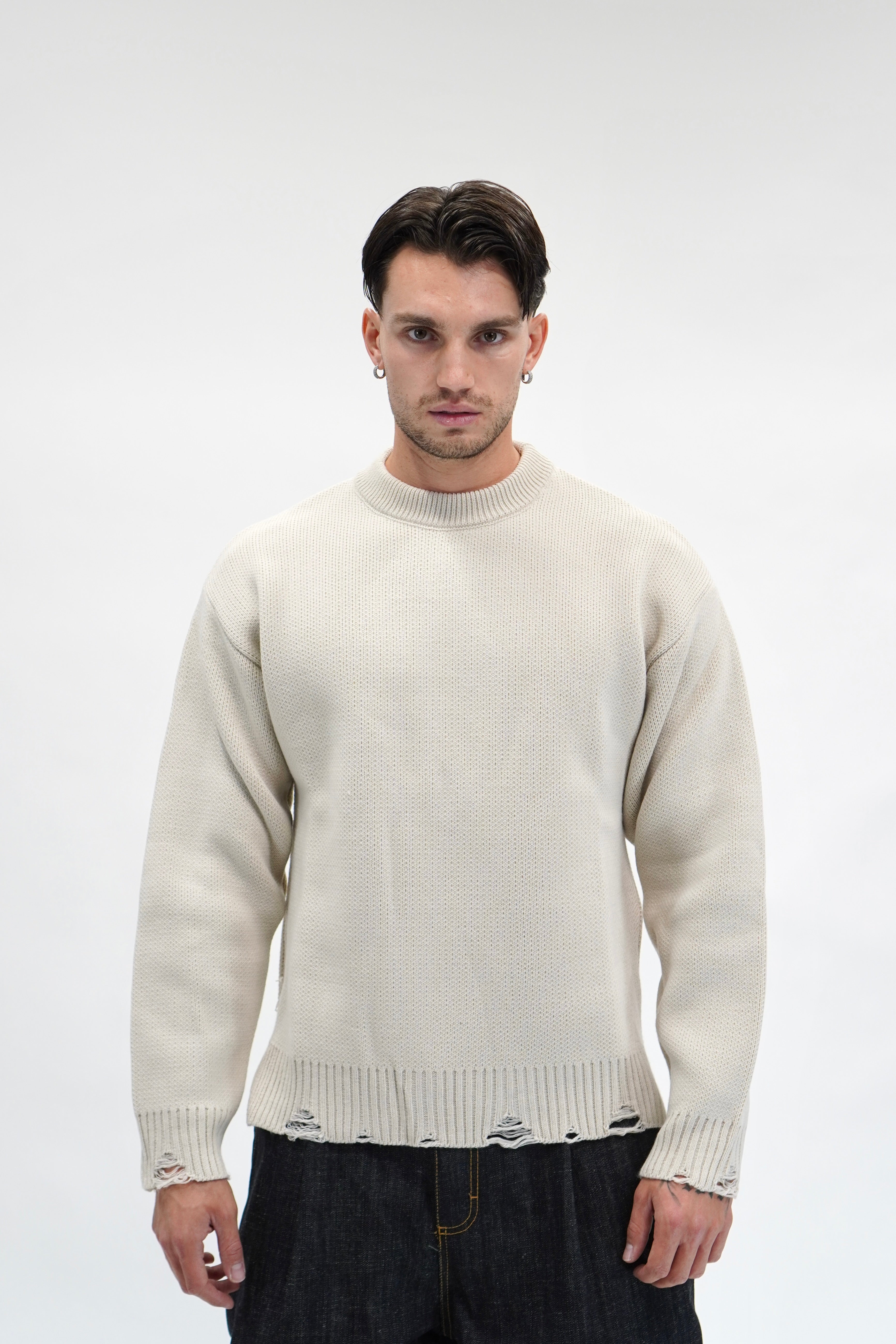 Maglione Rupture Beige