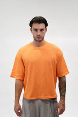 T-shirt Waffle Orange