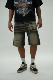 SHORT JEANS UOMO ART STRARCK BLACK