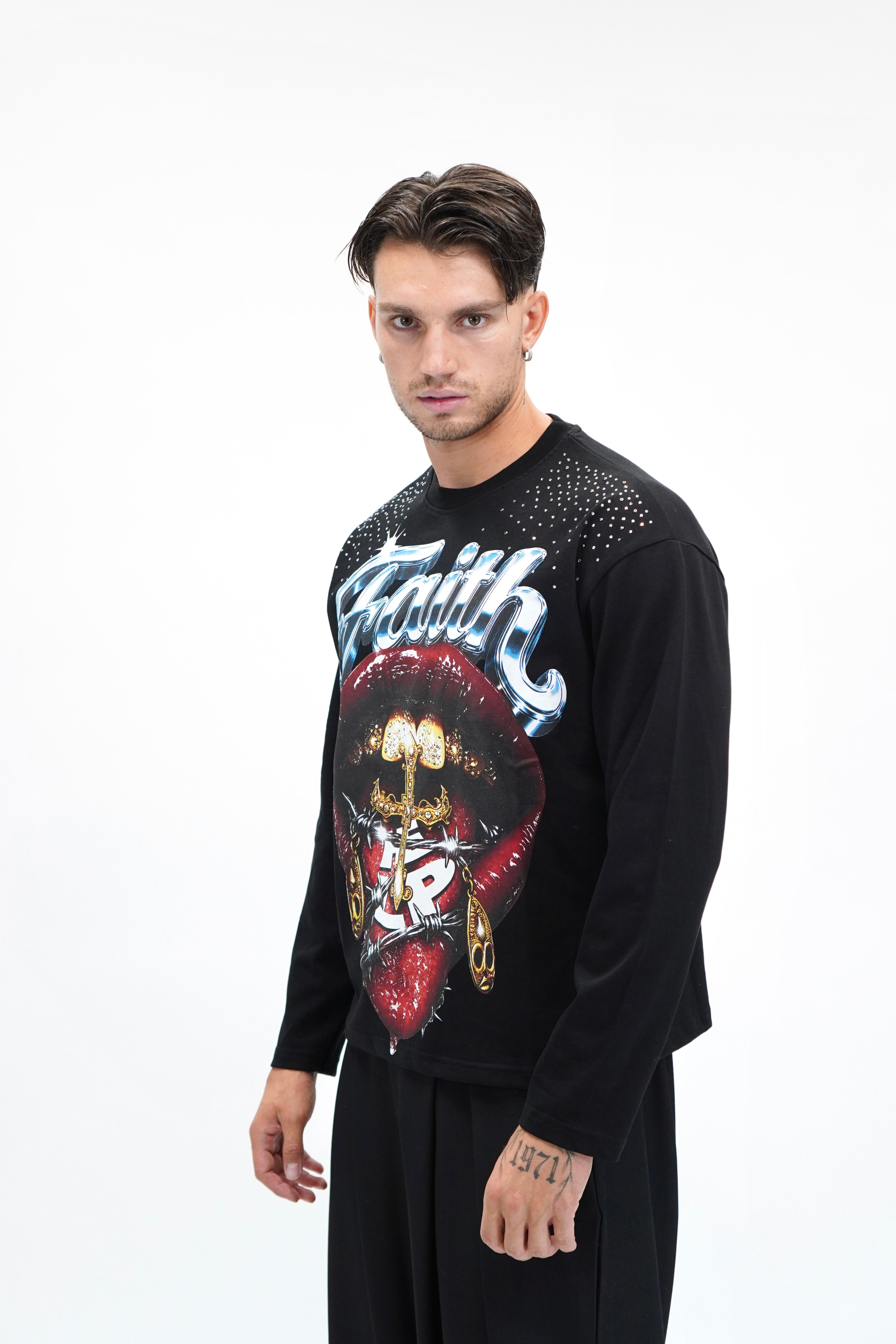 Longsleeve Faith Black