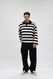 Polo Stripes Black & White