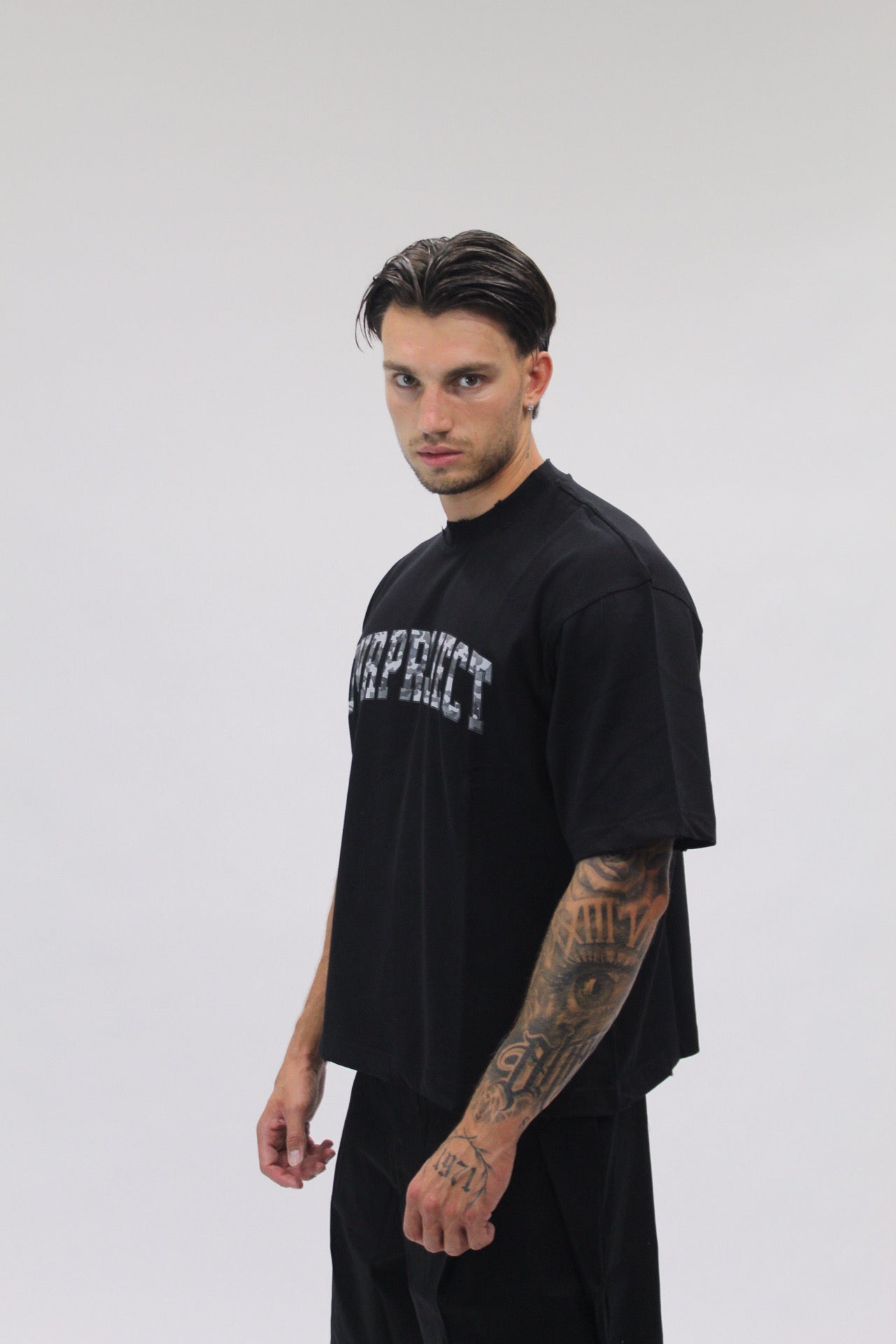 T-shirt OVRPROJECT Black camo