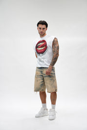 Short Stark Sabbiato