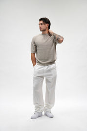 T-shirt Serafino Beige