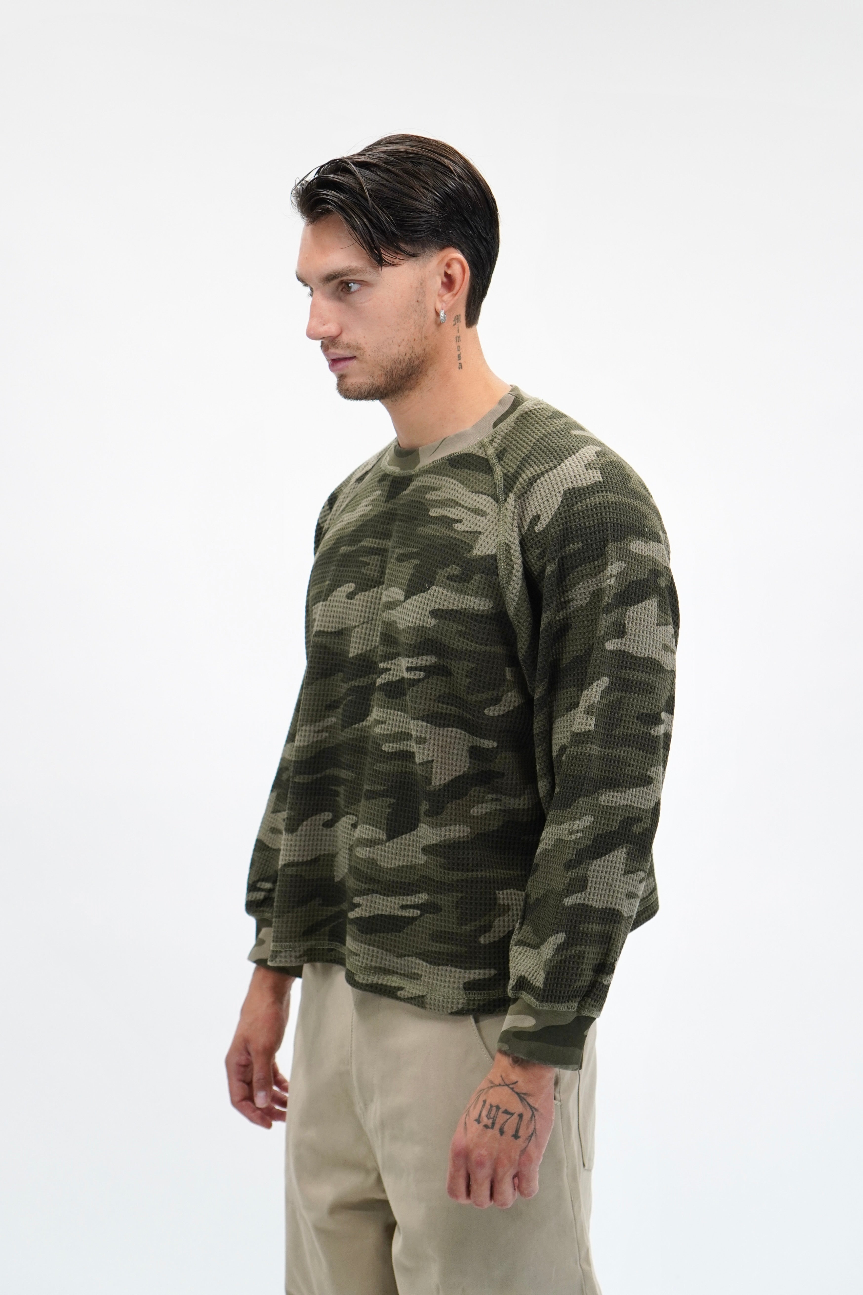 Longsleeve Waffle Camo