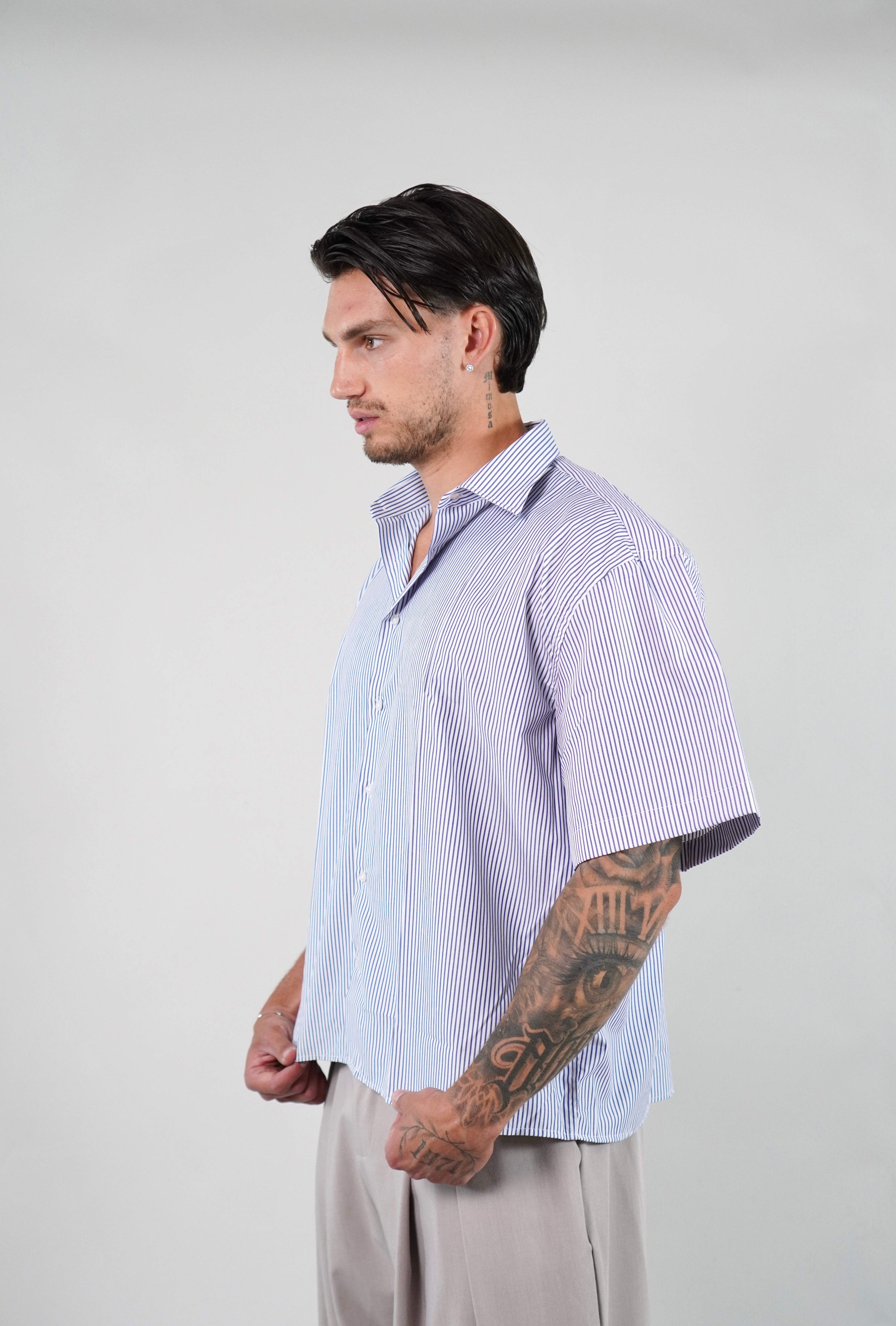 Camicia Crop Sartoriale