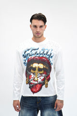 Longsleeve Faith White