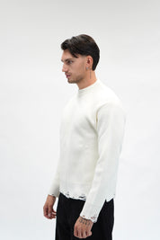 Maglione Rupture White