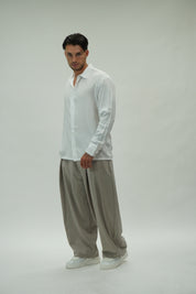 Camicia Simil Seta White