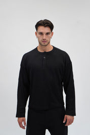 Longsleeve Thermal Serafino Black