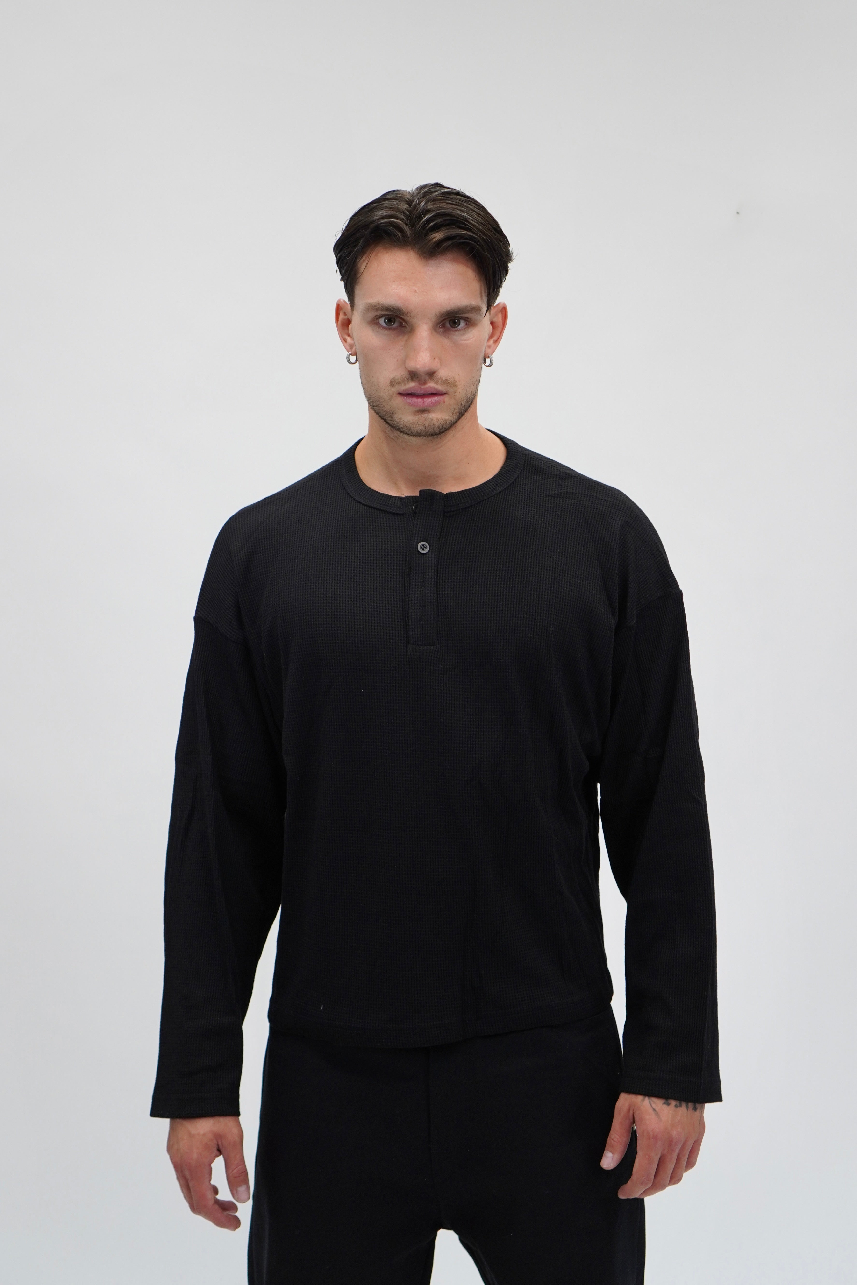 Longsleeve Thermal Serafino Black