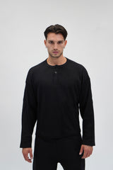 Longsleeve Thermal Serafino Black