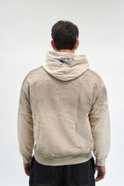 Hoodie Riches Distressed Sand