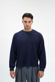 Longsleeve Waffle Raglan Blue