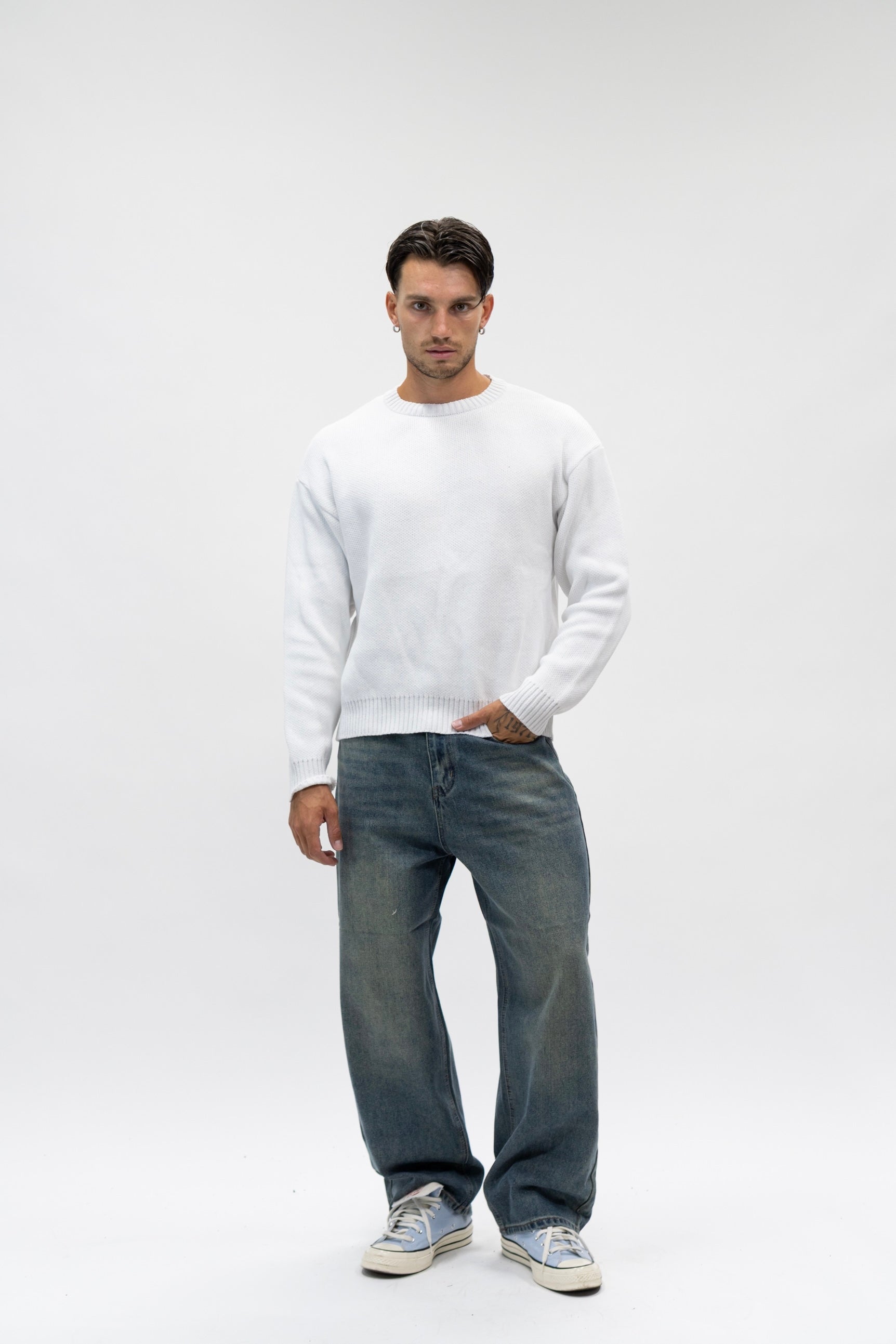 Maglione Cott White