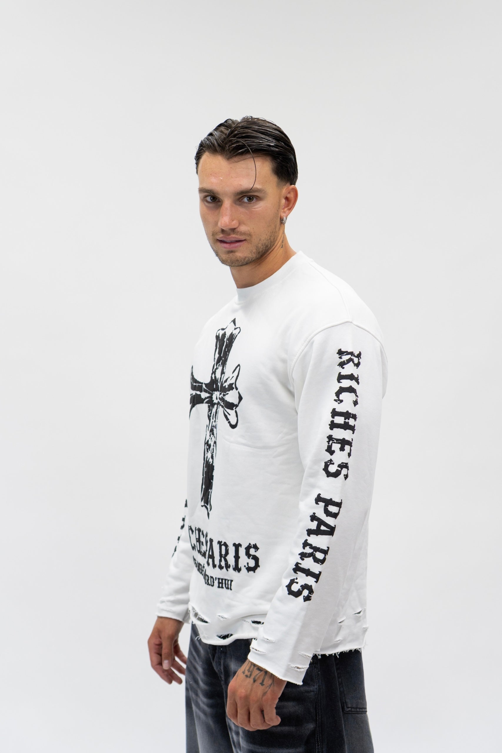Longsleeve Chrome White