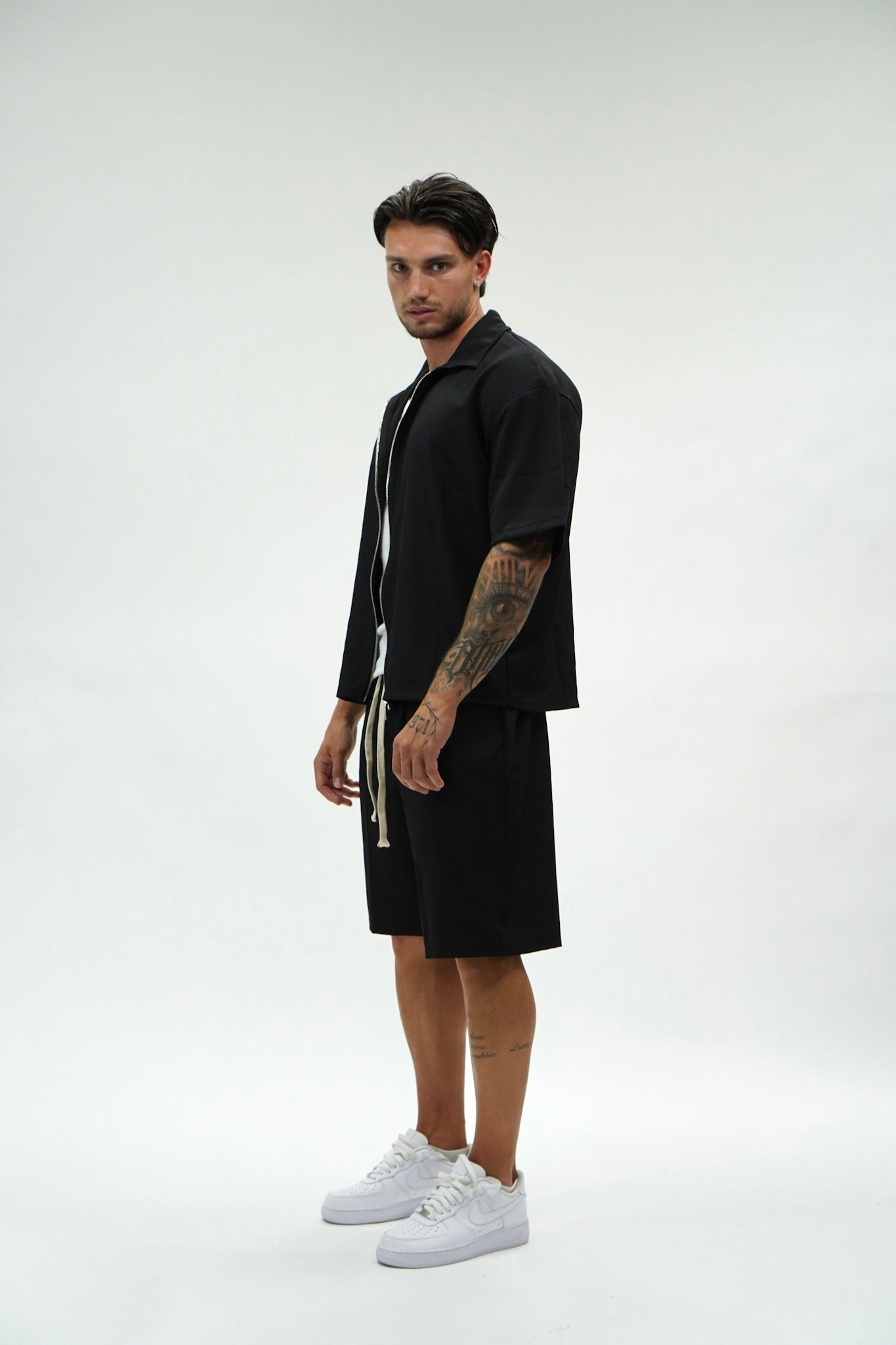 Coordinato Zipped Black