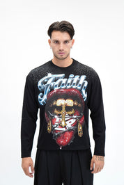 Longsleeve Faith Black