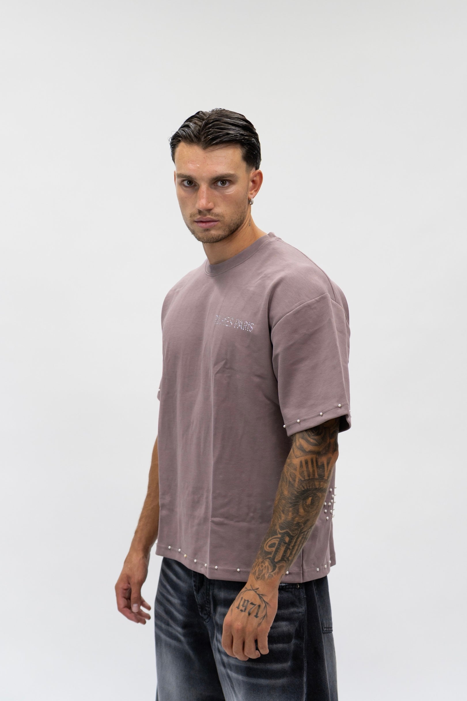T-shirt Studs Bordeaux