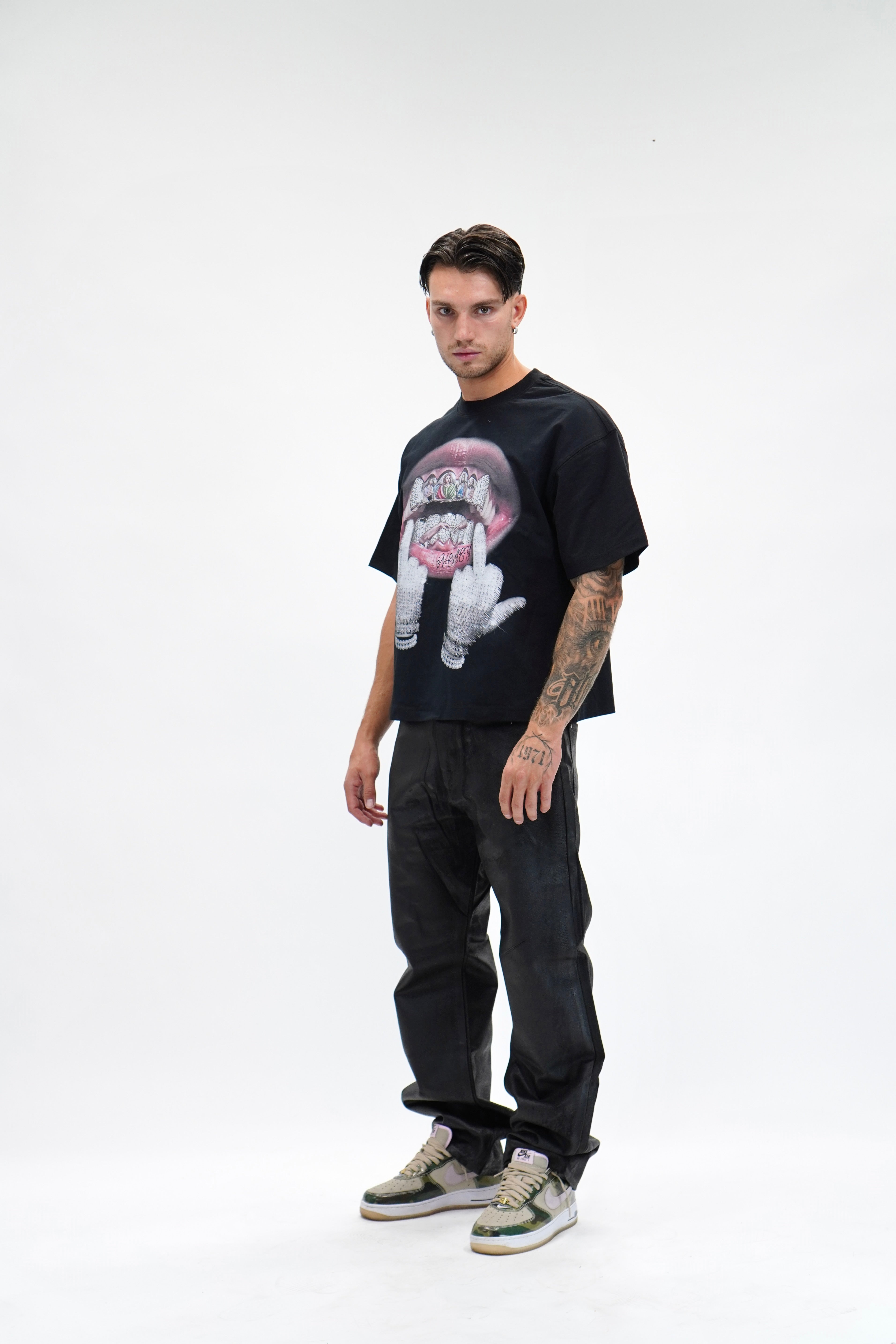 T-shirt Noissey “Silver Grillz Lips”
