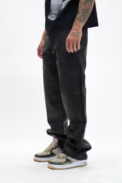 Jeans Baggy Studded Wax