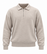Maglione Half Zip Khaki